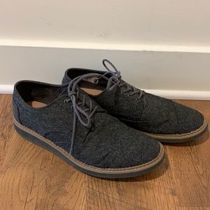 Toms - Twead Wing Tip Shoes - Sz 11.5